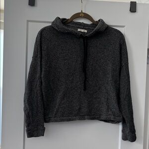 Madewell Heather Gray Pullover Hoodie